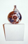 Objekt, "kleiner Roller" 2001, Papiermaché, 15 x 10 x 8 cm